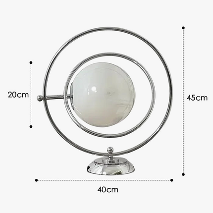 Lampe de bureau rotative en verre style italien 2024 — LZ4XJ9