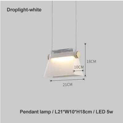 Lampe de chevet en verre au design nordique original — LZ4X9P