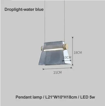 Lampe de chevet en verre au design nordique original — LZ4X9P