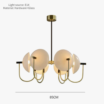 Lampe de chevet en verre au design médiéval minimaliste — LZ4P9XQ