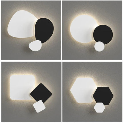 Lampe de chevet design aux formes géométriques variées — LZ4XJ9