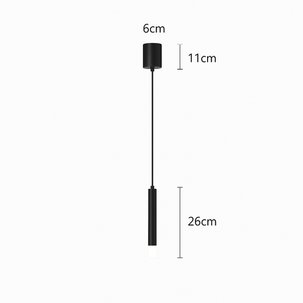 Lampe de chevet LED avec projecteur rotatif suspendu moderne — LZ4X9P