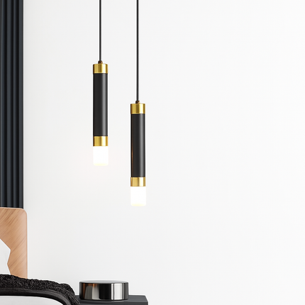 Lampe de chevet LED avec projecteur rotatif suspendu moderne — LZ4X9P