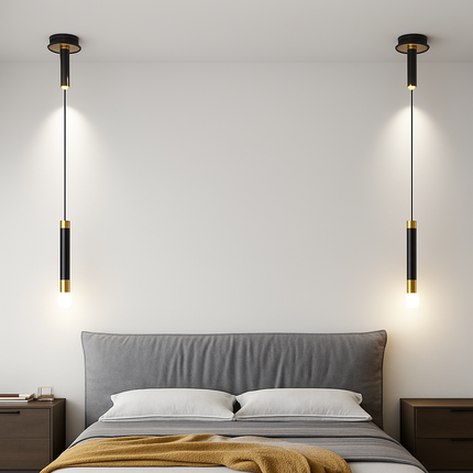 Lampe de chevet LED avec projecteur rotatif suspendu moderne — LZ4X9P