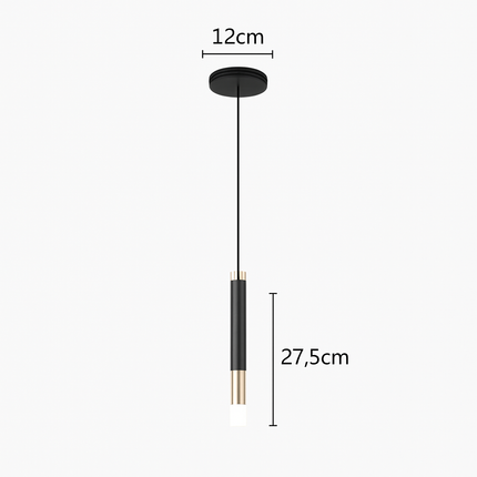 Lampe de chevet LED avec projecteur rotatif suspendu moderne — LZ4X9P