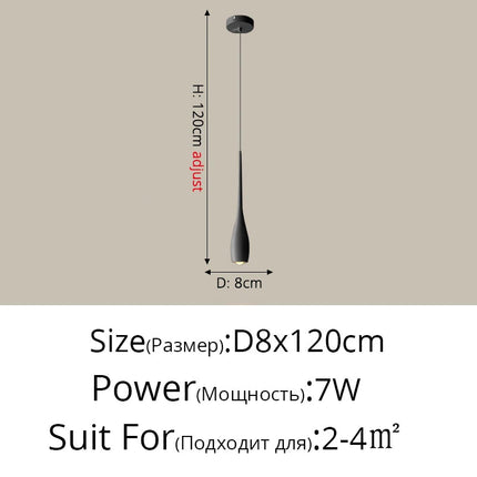 Lampe de chevet suspendue moderne pour lecture et étude — LZ4N7Q2F