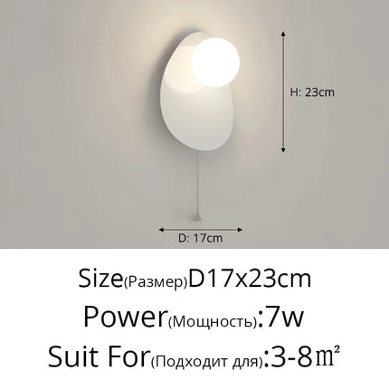 Applique murale en U anti-lumière bleue pour chevet minimaliste — LZ4X9M