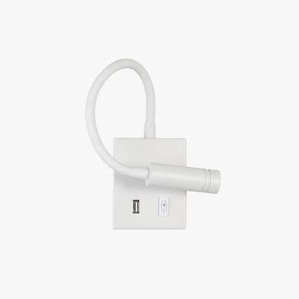 Applique murale LED nordique avec port USB et interrupteur — LZ4X9T2
