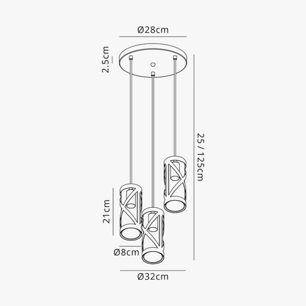Lampe de chevet nordique au design moderne et créatif — LZ4X9T2