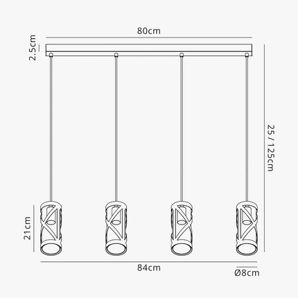 Lampe de chevet nordique au design moderne et créatif — LZ4X9T2