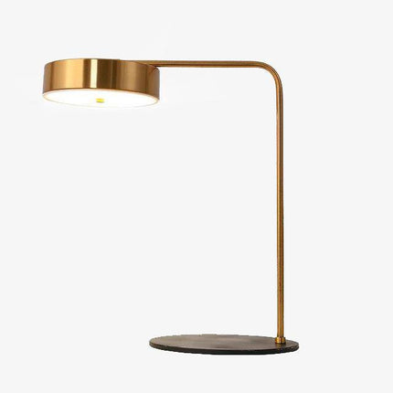 Lampe à poser dorée arrondie pour bureau ou chevet Study — LZ4XJ9