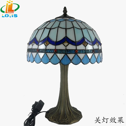 Lampe de chevet Tiffany en lucite pour intérieur moderne — LZ4G7Q2