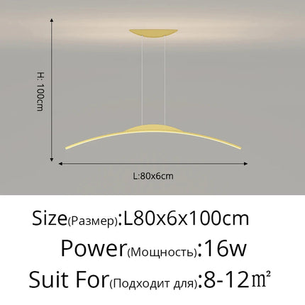 Lustre suspension LED minimaliste à hauteur réglable — LZ4X9P2