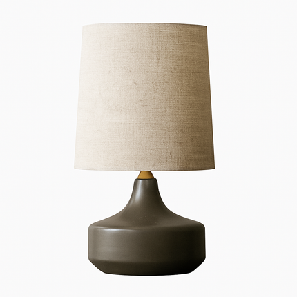 Lampe à poser en céramique avec abat-jour en tissu Mariage — LZ4XJ9