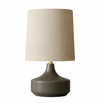 Lampe à poser en céramique avec abat-jour en tissu Mariage — LZ4XJ9