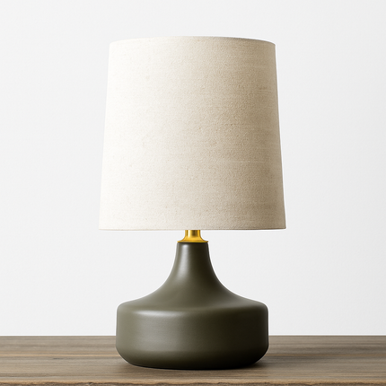 Lampe à poser en céramique avec abat-jour en tissu Mariage — LZ4XJ9