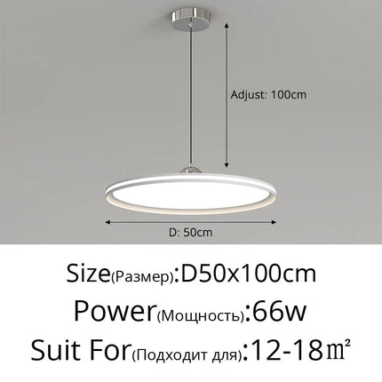 Suspension LED nordique forme soucoupe volante — LZ4X9T2
