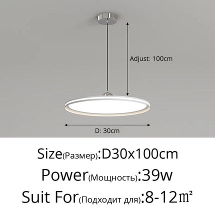 Suspension LED nordique forme soucoupe volante — LZ4X9T2