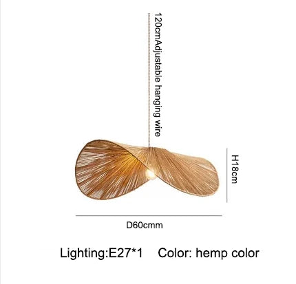 Lustre décoratif japonais wabisabi fait main — LZ4QX9