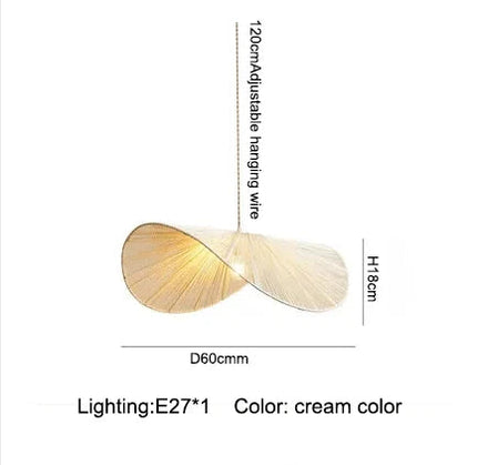 Lustre décoratif japonais wabisabi fait main — LZ4QX9
