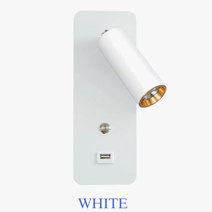 Applique murale LED 7W avec charge USB pour intérieur moderne — LZ4X9P2