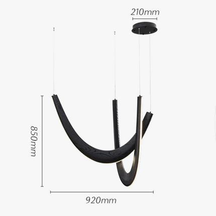 Lustre suspension LED au design moderne — LZ4X9JQ