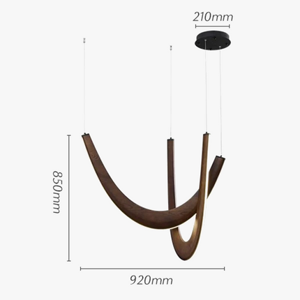 Lustre suspension LED au design moderne — LZ4X9JQ