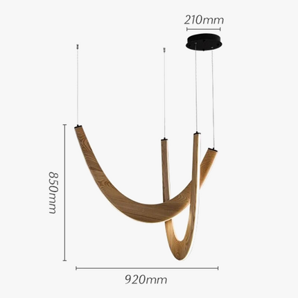 Lustre suspension LED au design moderne — LZ4X9JQ