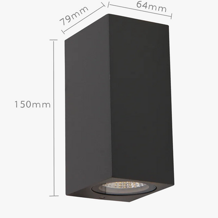 Applique murale LED 5W extérieure réglable pliante étanche IP65