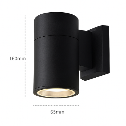 Applique murale LED étanche 12W E27 pour extérieur jardin et balcon — LZ4D9X