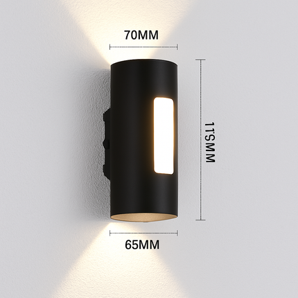 Applique murale LED étanche 12W E27 pour extérieur jardin et balcon — LZ4D9X