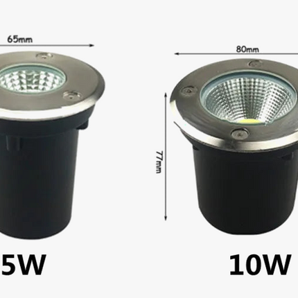 Spot LED encastrable extérieur étanche IP67 5W à 30W 220V DC12V — LZ4M9Q2F