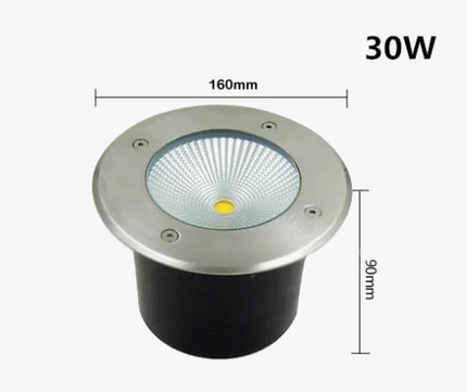 Spot LED encastrable extérieur étanche IP67 5W à 30W 220V DC12V — LZ4M9Q2F