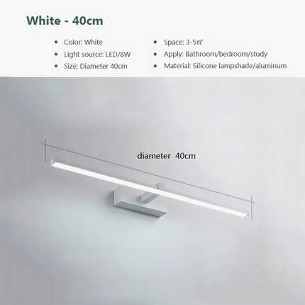 Applique murale LED étanche pour miroir de salle de bain — LZ4QX9J