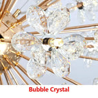 Cristal d'ambre / Corps argenté 64 LED / Lumière froide