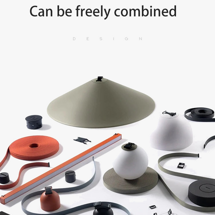 led piste lumière bricolage tricoté bande conductrice lustre câblage gratuit