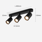 3 heads black / 3000K warm light / Downlight bulb
