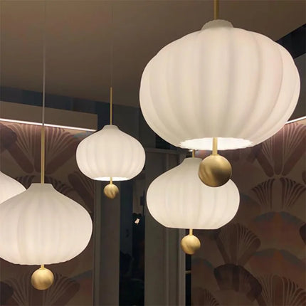 Suspension LED moderne forme sphérique style chinois Shoutao — LZ4X9Q1