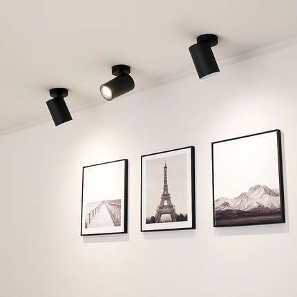 Plafonnier LED COB 10W-20W orientable et pivotant à 360° — LZ4X9T2