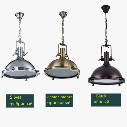 Suspension loft industriel rétro pour bar, restaurant et café — LZ4X9M