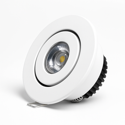 Lot de 10 spots LED miniatures intégrés et orientables — LZ4X9P2