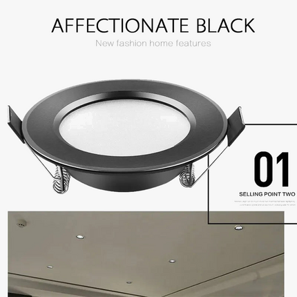 Lot de 10 spots LED encastrables étanches pour éclairage intérieur — LZ4X9JQ