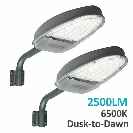 Lot de 2 lampadaires LED étanches avec détecteur de mouvement — LZ4X9P