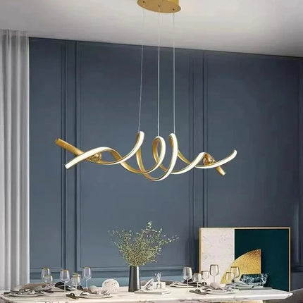 lustre moderne en verre pour éclairage intérieur