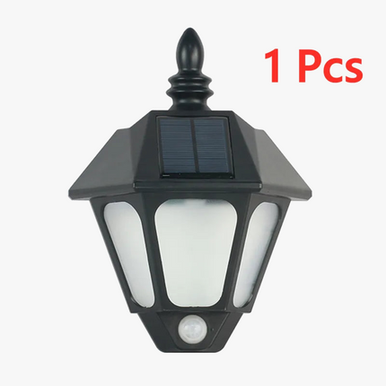 Applique murale solaire LED étanche à induction pour éclairage extérieur et jardin — LZ4X9P