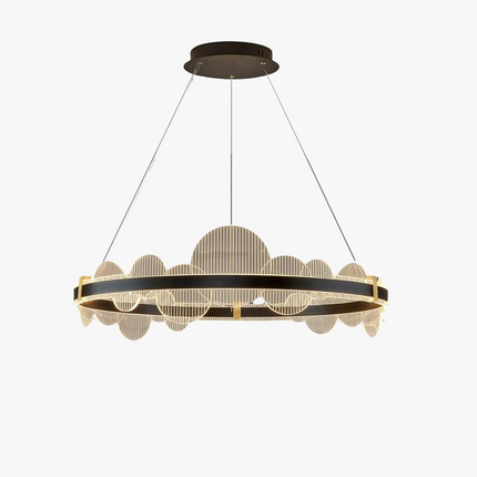 Lustre acrylique avec télécommande et intensité réglable pour intérieur — LZ4P9XQ