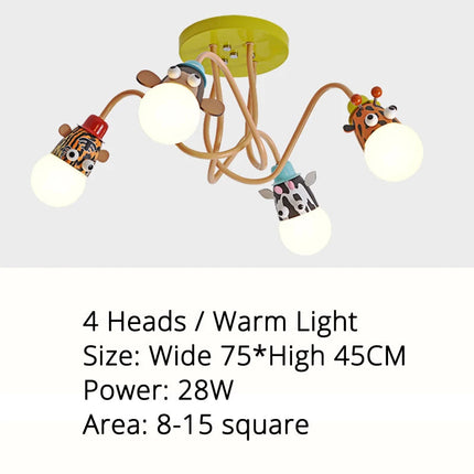 Lustre animalier pour chambre d’enfant et salle à manger — LZ7D3X