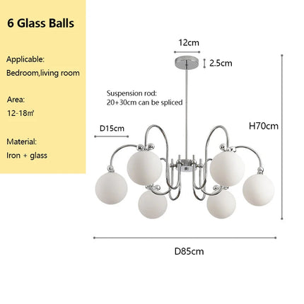 Lustre suspension LED en arc pour décoration intérieure élégante — LZ4X9P2