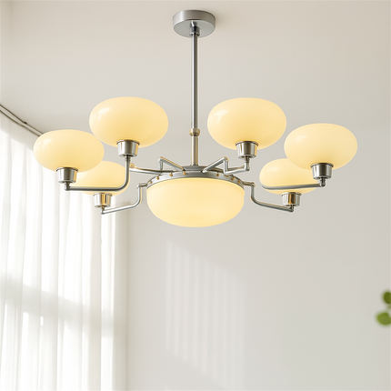 Lustre Bauhaus en verre style art déco moderne — LZ3X9V