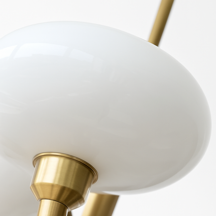 Lustre Bauhaus en verre style art déco moderne — LZ3X9V